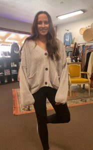 Ellie Cardigan Grey